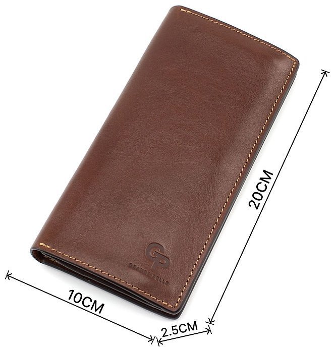 Купюрник с фиксатором из гладкой кожи Grande Pelle (13208) modnotak фото №3