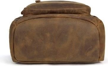 Стильний рюкзак з вінтажній шкіри під ноутбук VINTAGE STYLE (14887)