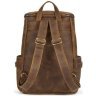 Стильный рюкзак из винтажной кожи под ноутбук VINTAGE STYLE (14887) - 3
