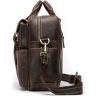 Вместительная мужская сумка - портфель из винтажной кожи Крейзи VINTAGE STYLE (14881) - 5