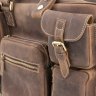 Вместительная мужская сумка - портфель из винтажной кожи Крейзи VINTAGE STYLE (14881) - 6