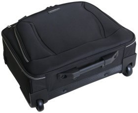 Текстильная дорожная сумка на колесах с выдвежной ручкой Vip Collection 102673 (серый цвет)