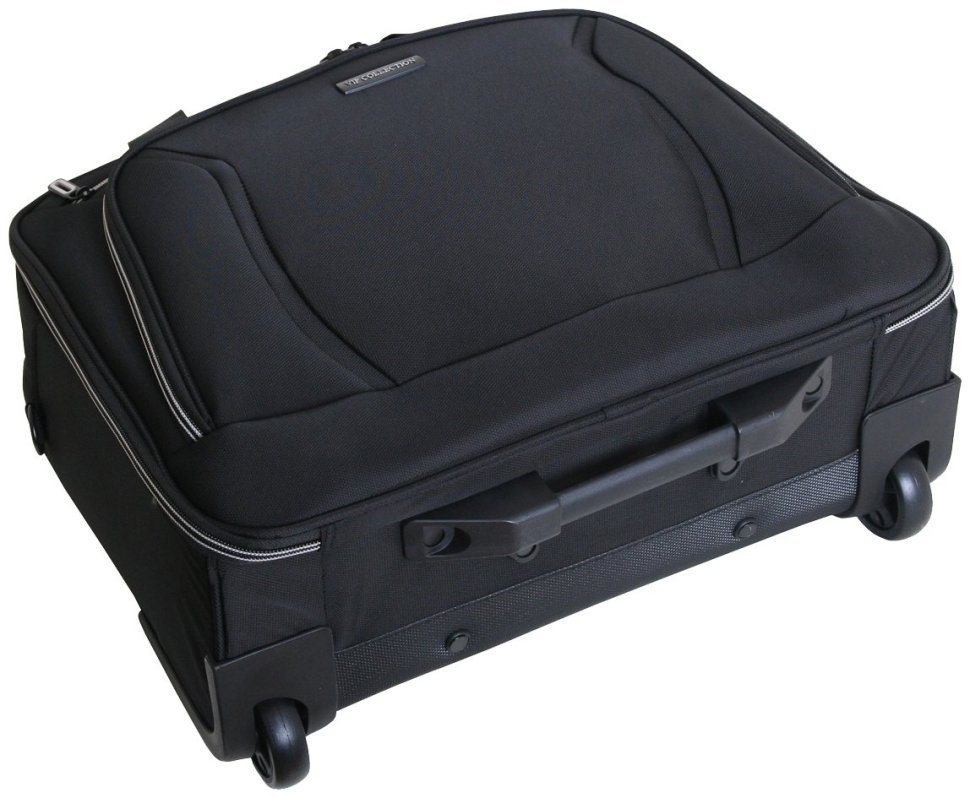 Текстильная дорожная сумка на колесах с выдвежной ручкой Vip Collection 102673 (серый цвет) modnotak фото №2