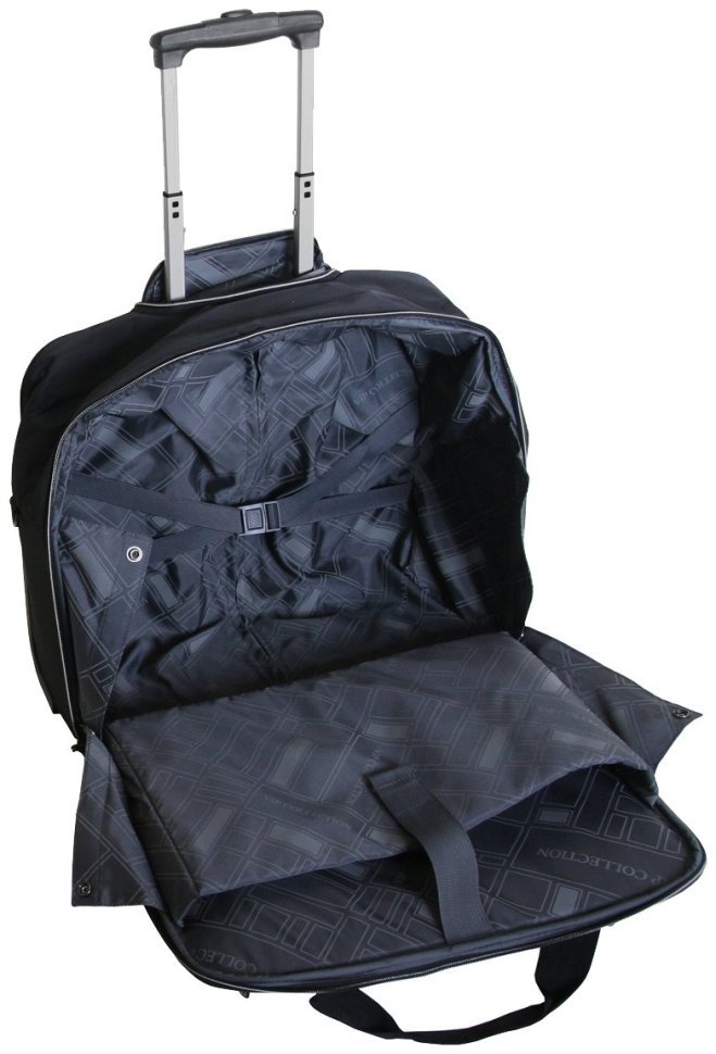 Текстильная дорожная сумка на колесах с выдвежной ручкой Vip Collection 102673 (серый цвет) modnotak фото №3