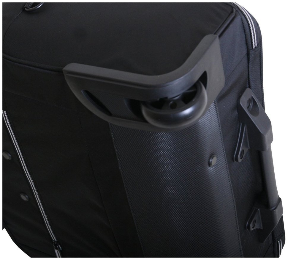 Текстильная дорожная сумка на колесах с выдвежной ручкой Vip Collection 102673 (серый цвет) modnotak фото №4