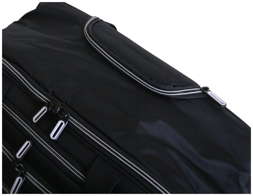 Текстильная дорожная сумка на колесах с выдвежной ручкой Vip Collection 102673 (серый цвет) modnotak фото №5