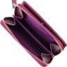 Фіолетовий жіночий гаманець середнього розміру із натуральної зернистої шкіри CANPELLINI (2421909) - 4