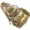 Тактическая военная сумка-слинг через плечо с маскировочным принтом Пиксель - MILITARY STYLE (21968) - 5