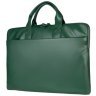Стильная сумка из кожзама для ноутбука до 16" с ручками для носки Tucano Isotta зеленого цвета 103573 modnotak фото - 2
