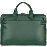 Стильная сумка из кожзама для ноутбука до 16" с ручками для носки Tucano Isotta зеленого цвета 103573 modnotak фото - 3