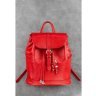 Червоний жіночий рюкзак з натуральної шкіри на клямці BlankNote Олсен (12832) - 5