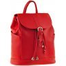 Червоний жіночий рюкзак з натуральної шкіри на клямці BlankNote Олсен (12832) - 1