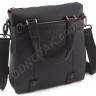 Деловая мужская кожаная сумка с ручками и плечевым ремне в комплекте (под формат А4) H.T Leather (10344) - 5