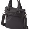 Деловая мужская кожаная сумка с ручками и плечевым ремне в комплекте (под формат А4) H.T Leather (10344) - 2