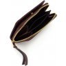 Женский кожаный кошелек среднего размера в цвете марсала с золотистой фурнитурой Tony Bellucci (19814) - 5