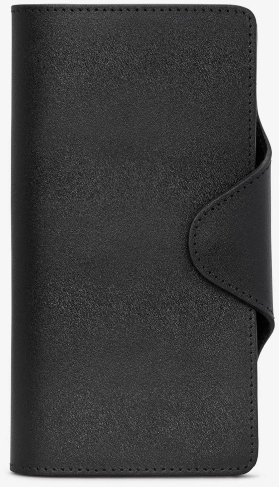 Женский кошелек из натуральной матовой кожи на кнопке Yoshi Y1311 93773 черного цвета фото №4 Женский кошелек из натуральной матовой кожи на кнопке Yoshi Y1311 93773 черного цвета modnotak фото №4