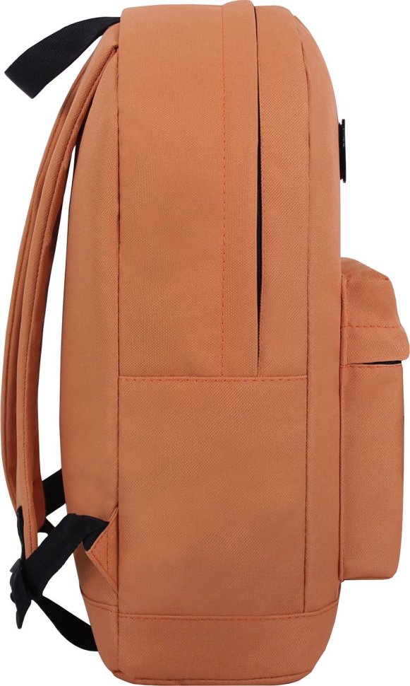 Рудий підлітковий рюкзак для дівчаток із текстилю з липучками Bagland (53873)