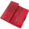 Червоний великий жіночий гаманець класичного типу з натуральної шкіри KARYA (19021) - 5