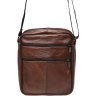 Повсякденна чоловіча сумка з натуральної шкіри коричневого кольору Borsa Leather (21917) - 3
