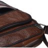 Повсякденна чоловіча сумка з натуральної шкіри коричневого кольору Borsa Leather (21917) - 5
