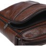 Повсякденна чоловіча сумка з натуральної шкіри коричневого кольору Borsa Leather (21917) - 6