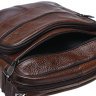Повсякденна чоловіча сумка з натуральної шкіри коричневого кольору Borsa Leather (21917) - 7