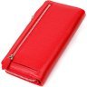 Червоний жіночий гаманець із натуральної шкіри з блоком для карт та документів Tony Bellucci (2421956) - 2