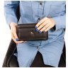 Жіночий шкіряний гаманець із RFID-захистом чорного кольору Ashwood J54 94173 на блискавці фото №13 Жіночий шкіряний гаманець із RFID-захистом чорного кольору Ashwood J54 94173 на блискавці modnotak фото - 13