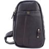 Сумка-рюкзак через плечо из натуральной кожи темно-синего цвета Tony Bellucci (10733) - 4