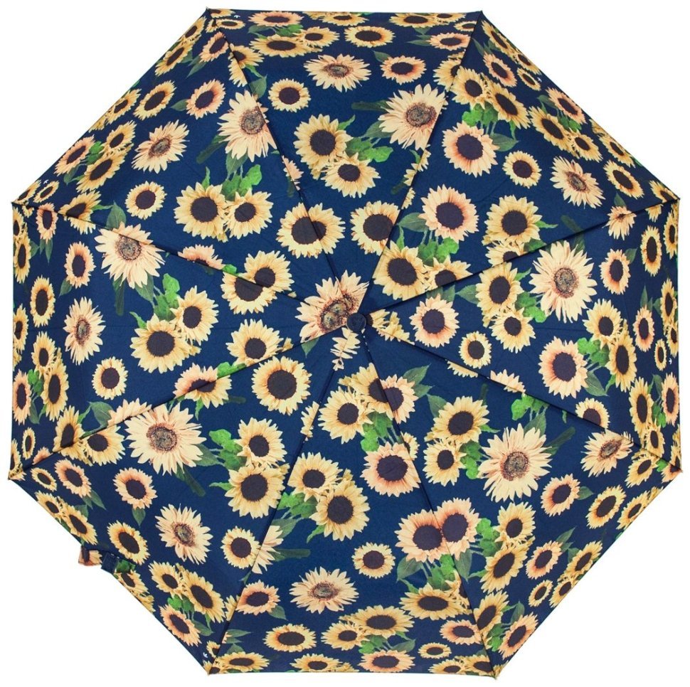 Женский складной зонт Fulton Minilite-2 Sunflower (Принт Подсолнухи, Великобритания) 94373 modnotak фото №8