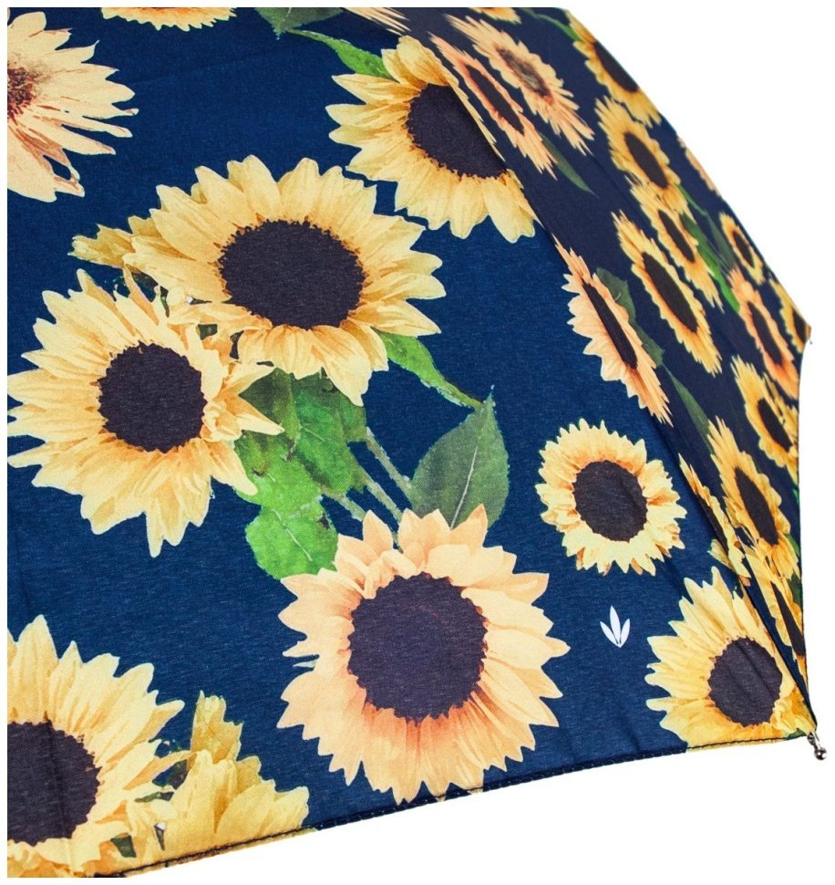Женский складной зонт Fulton Minilite-2 Sunflower (Принт Подсолнухи, Великобритания) 94373 modnotak фото №13