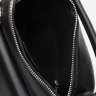 Чоловіча шкіряна сумка-барсетка в чорному кольорі з ручкою Keizer (21360) - 6
