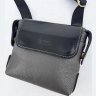 Небольшая кожаная сумка через плечо серого цвета VATTO (11715) - 7