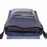 Наплечная кожаная сумка синего цвета VATTO (12114) - 9