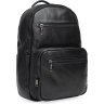 Чоловічий шкіряний рюкзак великого розміру в чорному кольорі Borsa Leather (56773) - 1