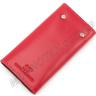 Красная кожаная ключница с карабинами для крепления ST Leather (16112) - 3