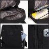 Великий жіночий текстильний рюкзак чорного кольору Confident 77573 - 8