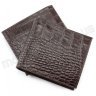 Шкіряний коричневий гаманець без фіксації KARYA (0458-57) - 3