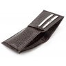 Кожаный коричневый кошелек без фиксации KARYA (0458-57) - 5