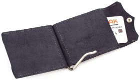 Шкіряний затиск для грошей ручної роботи Grande Pelle (13025)