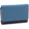 Синий женский кошелек из высококачественной натуральной кожи с RFID - Visconti Biola 68873 - 1