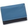 Синій жіночий гаманець із високоякісної натуральної шкіри з RFID - Visconti Biola 68873 - 3