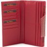 Місткий жіночий гаманець червоного кольору з яловичої шкіри Tony Bellucci (10886) УЦІНКА! - 2