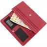 Вместительный женский кошелек красного цвета из говяжьей кожи Tony Bellucci (10886) УЦЕНКА! - 6