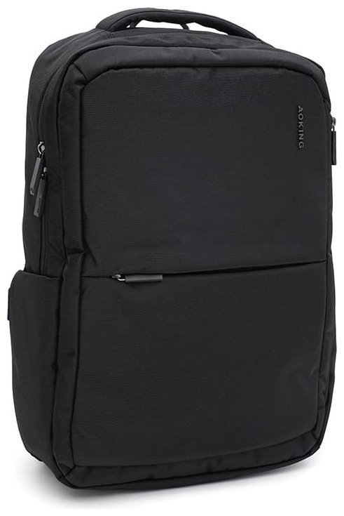Практичный мужской рюкзак из качественного текстиля черного цвета Aoking 89373 фото №1 Практичный мужской рюкзак из качественного текстиля черного цвета Aoking 89373 modnotak фото №1