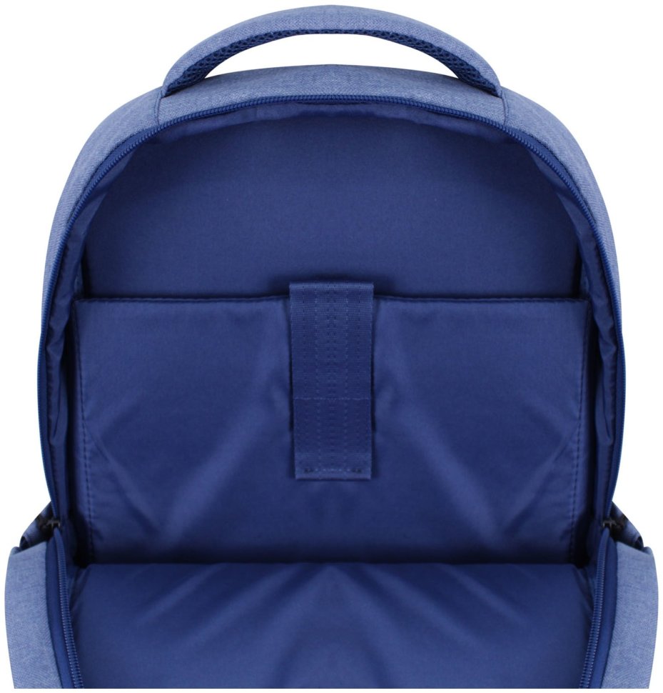Повседневный рюкзак из ткани Оксфорд с ортопедической спинкой Bagland 111174 с отсеком для ноутбука до 15" modnotak фото №6