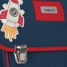 Портфель школьный из плотного текстиля Оксфорд синего цвета с принтом космоса Bagland 111374 ручка для носки modnotak фото - 6