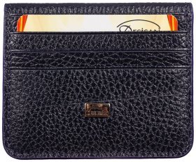 Компактний магнітний затиск для грошей зі шкіри флотар Desisan 81774 синього кольору