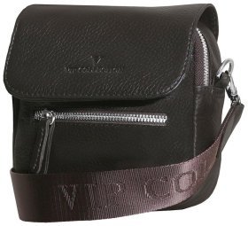 Мужская сумка планшет из кожи флотар коричневого цвета Vip Collection 102374