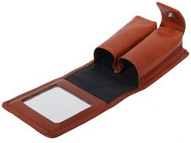 Футляр для помады Prestige из натуральной кожи Vip Collection 102574 (цвет коньяк)